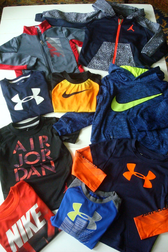 9 PC Variety LOT All Nike Under Armour SHIRTS Air Jordan Dri-Fit Hoodie Boy 3 3T - Picture 17 of 17