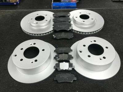 FOR KIA VENGA CARENS CEED 1.4 1.6 FRONT REAR BRAKE DISCS AND BRAKE PADS SET