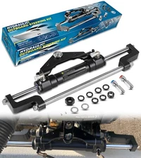 HC5345-3 Front Mount Hydraulic Outboard Steering Cylinder Ram Up To 300HP