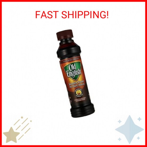 Old English 75144 Scratch Cover For Dark Woods, 8oz Bottle, Wood Polish
