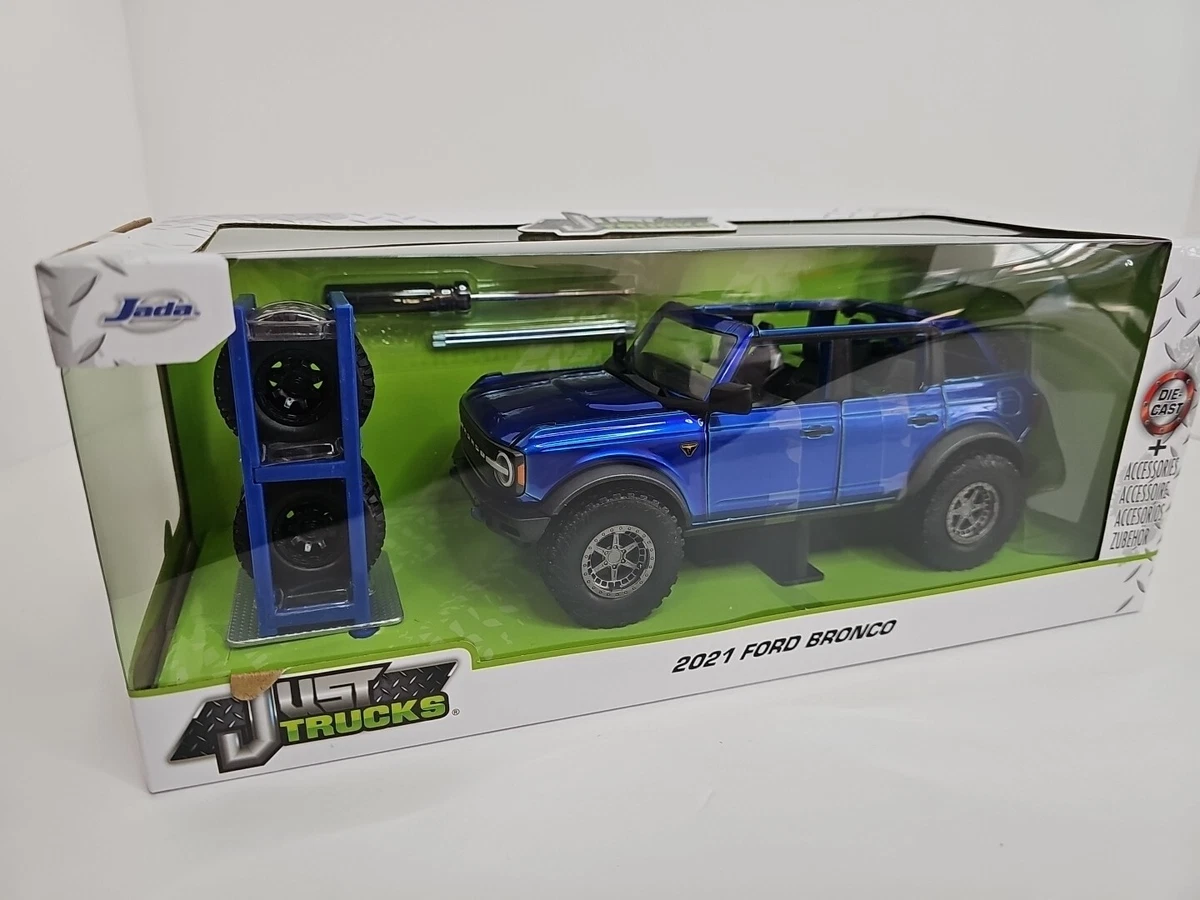 Ford Bronco 2021 BLUE Just Trucks By Jadatoys Diecast 8+ 