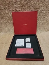Authentic Empty Cartier Large Gift Plate Presentation Box.