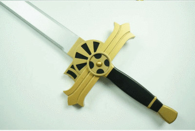 S0392 SERAPH OF THE END OWARI NO SERAFU HYAKUYA SILVER WOOD SWORD / SHEATH 43.5''