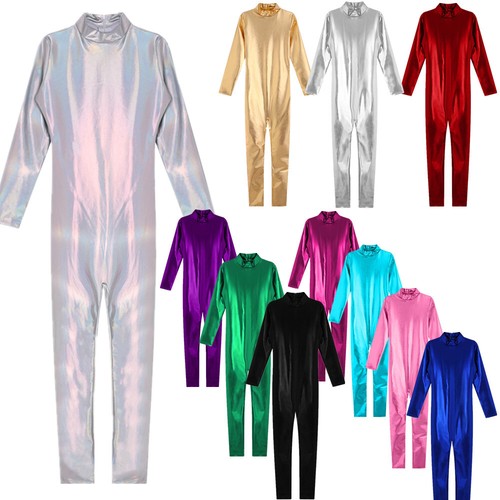Girl Sportswear Workout Jumpsuit Performance Fancy Dress One Piece Costume Gym - Picture 4 of 81