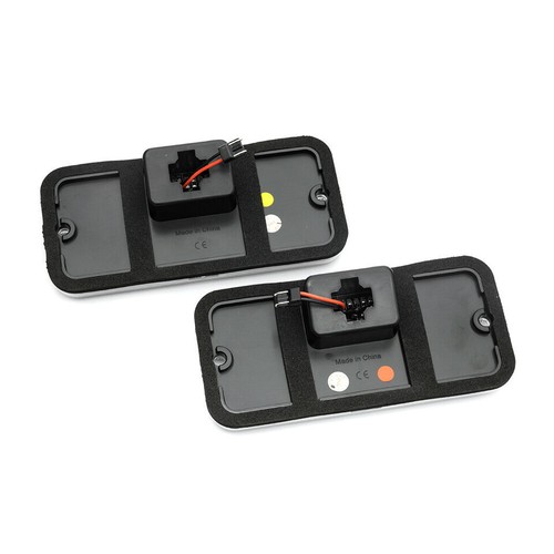 4PCS Clear For 1968-1972 Chevy C10 GMC C15 C25 K15 Pickup LED Side Marker Light - Picture 4 of 6