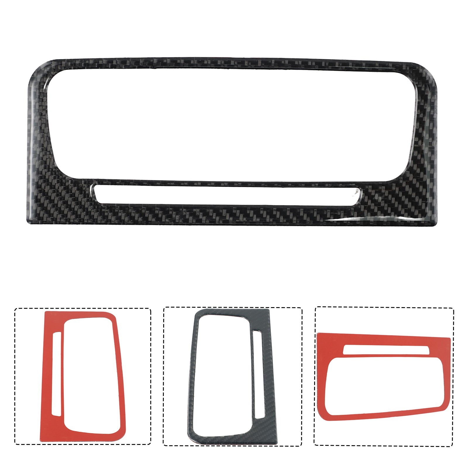 Elevate Your para Volvo S60 con control central de fibra de carbono moldura de ventilación de aire