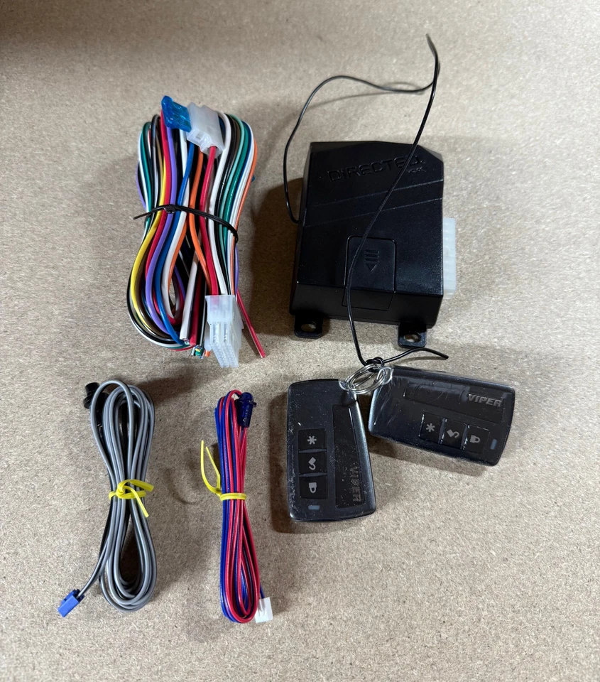 CAR ALARM CENTRAL LOCKING REMOTE SECURITY SYSTEM SHOCK SENSOR 2 FOBS VIPER 2103V - Image 2 of 4