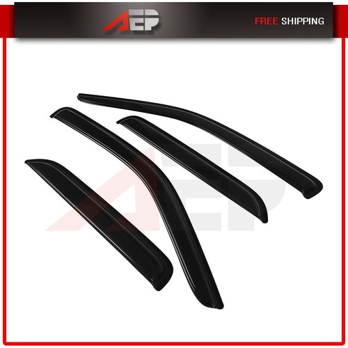 WAVY 3D STYLE WINDOW VISOR VENT SHADE FOR 2004-2012 FORD ESCAPE SUN RAIN GUARDS - Picture 7 of 9