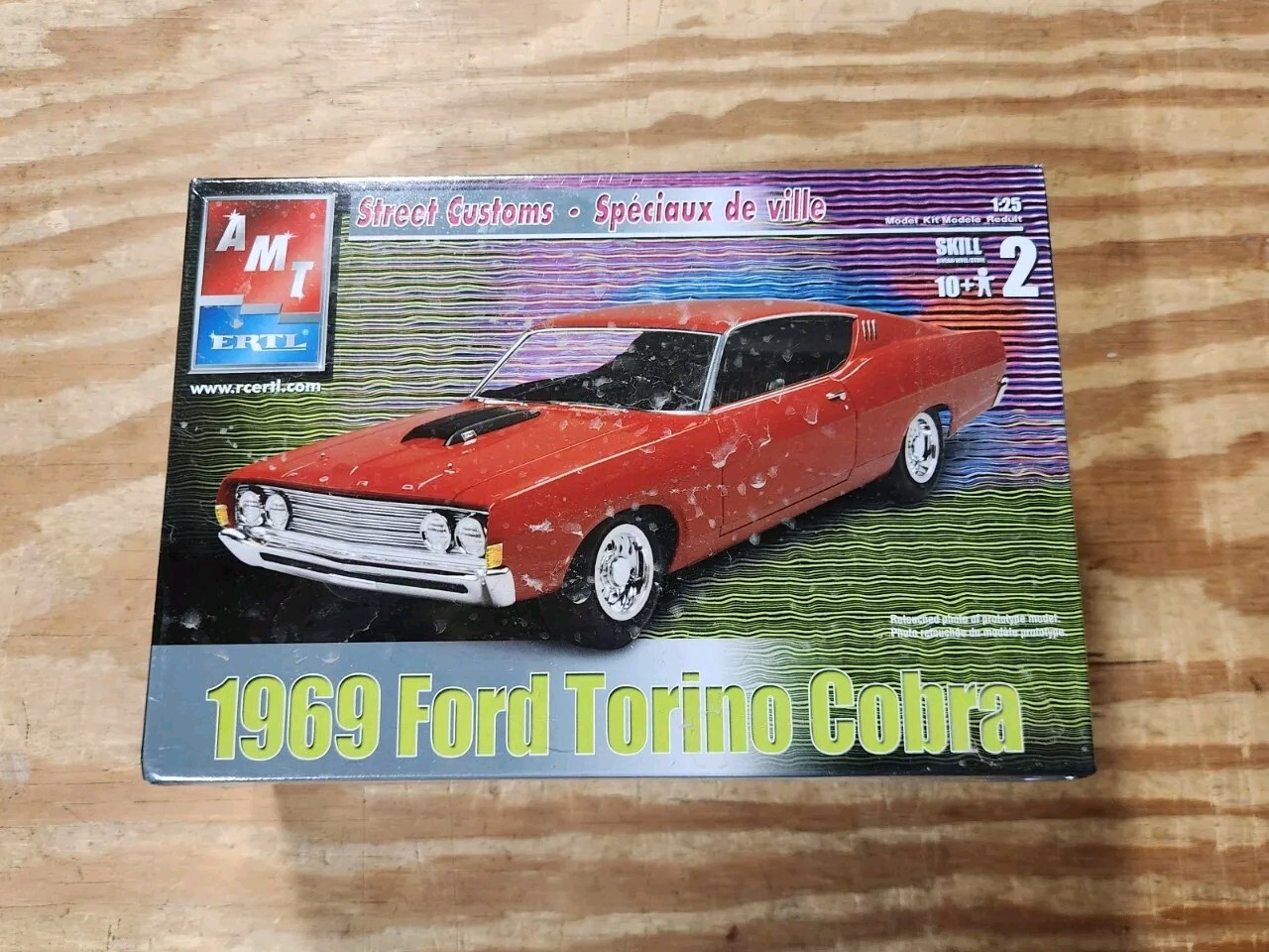 AMT ERTL 1969 FORD TORINO COBRA 1/25 MODEL KIT - FACTORY SEALED | eBay