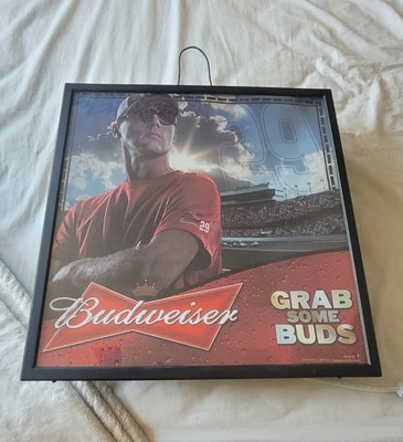 Nascar Cup Series Kevin Harvick Grab some Buds Bar sign 2007