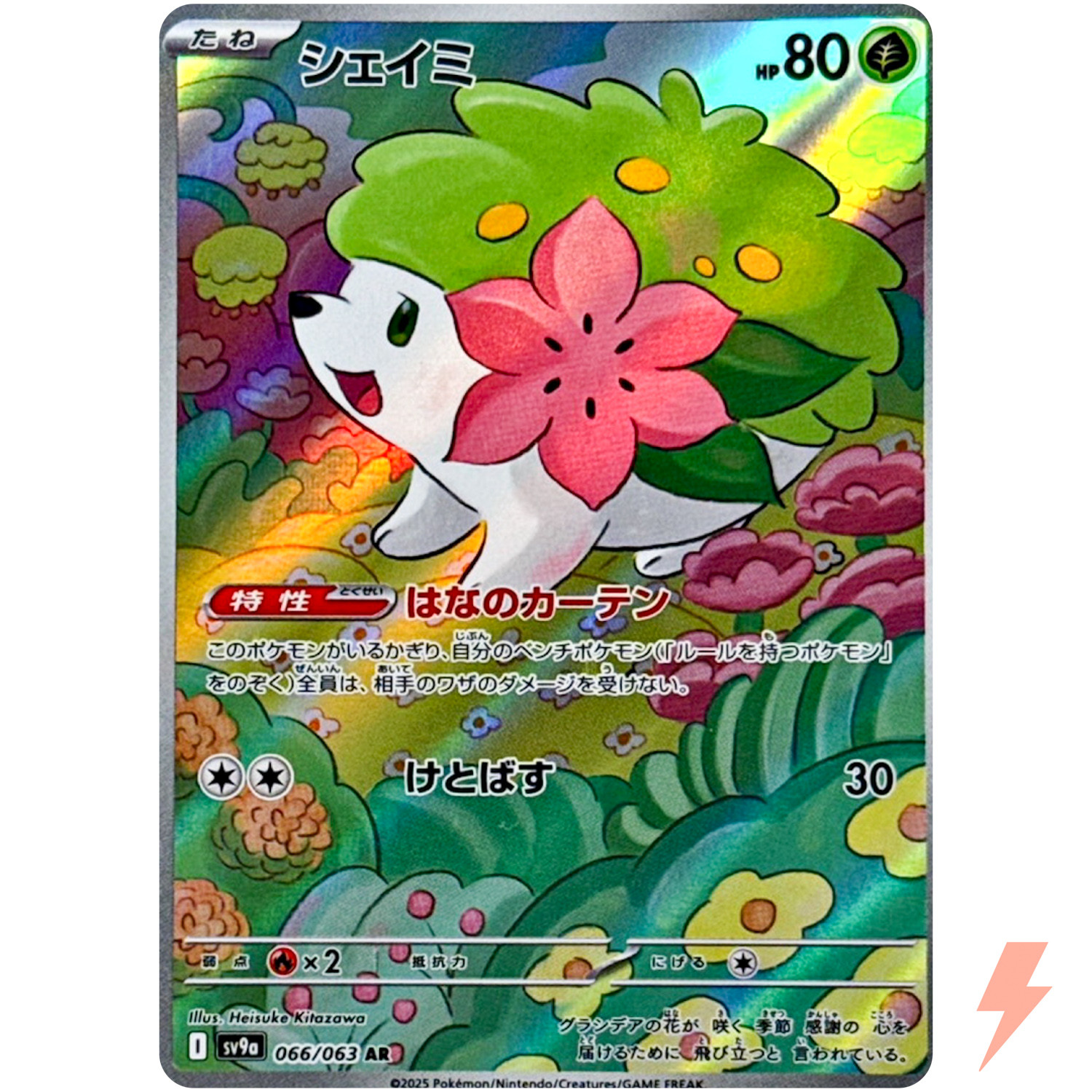 Shaymin AR 066/063 SV9a Heat Wave Arena - Pokemon Card Japanese Scarlet & Violet