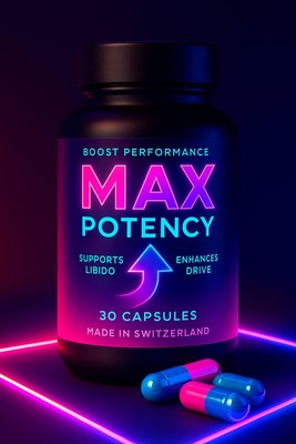 MAX Potency | Männliche Stärke & Potenzunterstützung für junge Männer | 30...