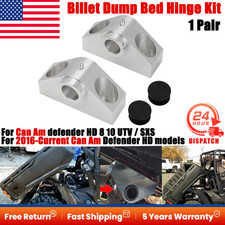 For Can Am Defender Hd8 Hd10 2016-2024 Bed Hinge Mount Billet Dump Bed Hinge Kit For Can Am Defender Hd8 Hd10 2016-2024 Bed Hinge Mount Billet Dump Bed Hinge Kit