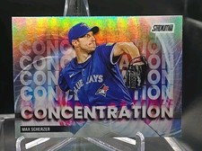 2025 Topps Stadium Club Max Scherzer Silver Foil CONCENTRATION #C-19