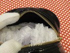 NEW  Tory Burch BLACK Patent LEATHER Zip Cosmetic Case / Bag — photo 7