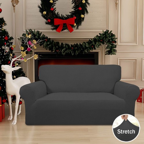 Stretch Loveseat Schonbezug 1-teilig Sofabezug Möbelschoner Couch Weich... - Bild 2 von 8