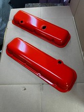 Bbc Chevy Orange 396 402 427 454 502 Steel Valve Covers