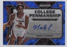 2023 Prizm Draft Picks College Penmanship Blue Ice 49/75 Noah Clowney Auto 0q5m
