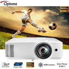 Optoma EH412ST Full HD 3D 4K DLP Projector HDMI 4000 Lumens - Brand New