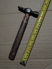 🇬🇧 Vintage Short Handle Cross Pein Peen 8.5" Hammer Tool Carpentry Upholstery 