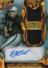 2024 Topps Resurgence Sebastian Janikowski- Auto, Player-Worn Patch /149