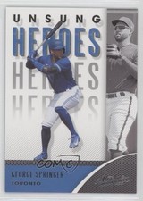 2021 Panini Absolute Unsung Heroes Retail George Springer #UH-6 0f3j