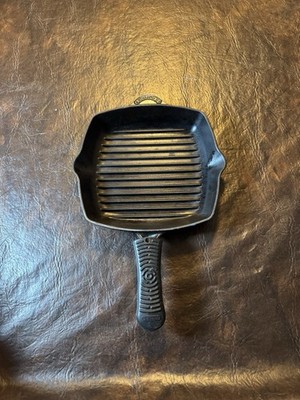 Le Creuset Black 10¼'' Grill Pan Skillet, Square, Enameled Cast Iron