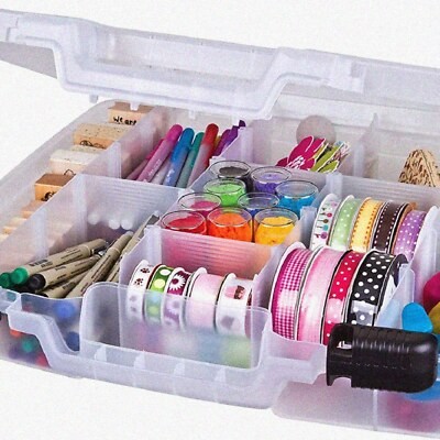 15-inch ClearView Portable Storage Case with Dividers