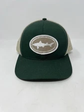 Dogfish Head Green Trucker Hat Logo Patch Mesh Back  Snapback Cap  Brewery Beer
