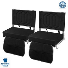Stadium Seat with Back Support Folding Bleacher Chair Padded Foam Cushion Steel