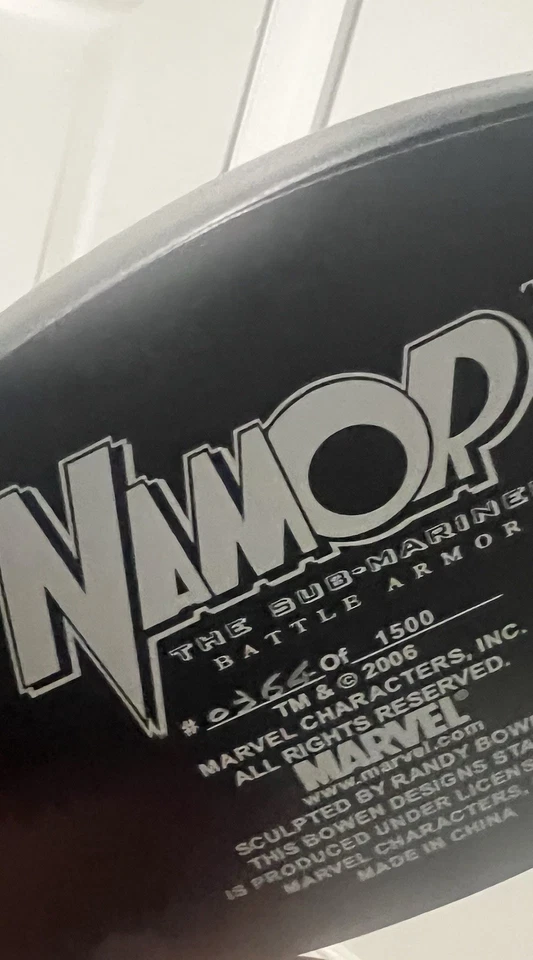 Marvel Namor Sub-Mariner Disfraz Negro Armadura Estatua Bowen Diseños ENVÍO GRATUITO Foto 2 de 2