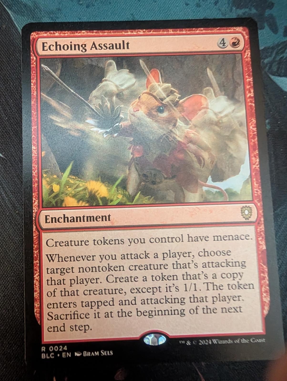 Echoing Assault 24 Rare Commander: Bloomburrow Magic: The Gathering LP