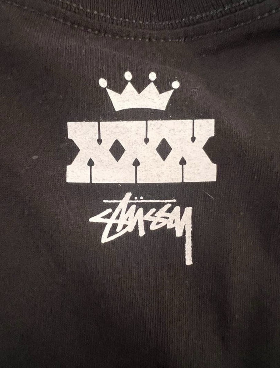 Stussy 30th Anniversary 2010 “Music Is Life” Tee Black L Deadstock
