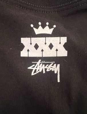 Stussy 30th Anniversary 2010 “Music Is Life” Tee Black L Deadstock