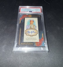 2009 Topps Allen & Ginter's - Framed Mini Autographs Clayton Kershaw #AGA-CK 