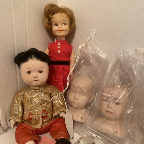 Lot Of German/japan Bisque Doll Parts Mixed Lot Vintage 48 Pc - Picture 3 of 15
