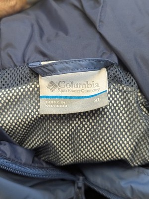 Columbia Arcadia ll Omni-Tech Windbreaker Rain Coat Hooded Jacket
