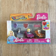 Hot Wheels 2025 Racer Verse Series Barbie JDG45 1:64 Scale Set of 3 