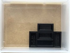 LEGO Parts - Black Tile 1 x 2 - No 3069 - QTY 5