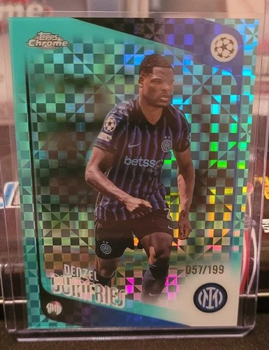 2025 Topps Chrome Denzel Dumfries RAW