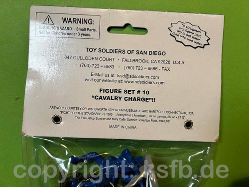 1/32 TSSD #010 US Bürgerkrieg Nordstaaten Kavallerie Soldaten Figuren Union - Bild 3 von 6