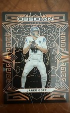 2023 Panini Obsidian - Jared Goff #35 Electric Etch Orange /49