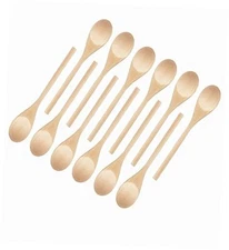 Kitchen Wooden Spoons Mixing Baking Serving Utensils Puppets 10 In - 12 Pack 