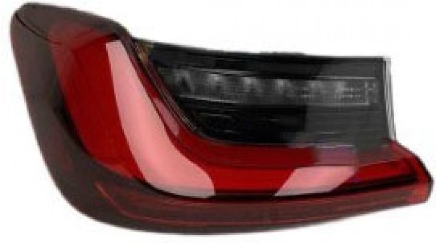 Phare arrière gauche BMW Série 3 G20 Berline 2022 de finition premium noire et rouge