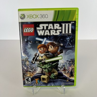LEGO Star Wars III: The Clone Wars (Microsoft Xbox 360, 2011) Complete CIB