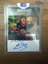 2025-26 UD Credentials Debut Ticket Access Auto Donovan Sebrango /199 Ottawa