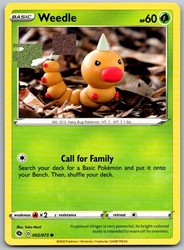 Weedle 002/073 Champion's Path Common