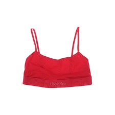 Calvin Klein Bralette Women's Unlined Adjustable Strap Casual Red S New