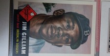 1953 Topps - High # Jim Gilliam #258 (RC) re print