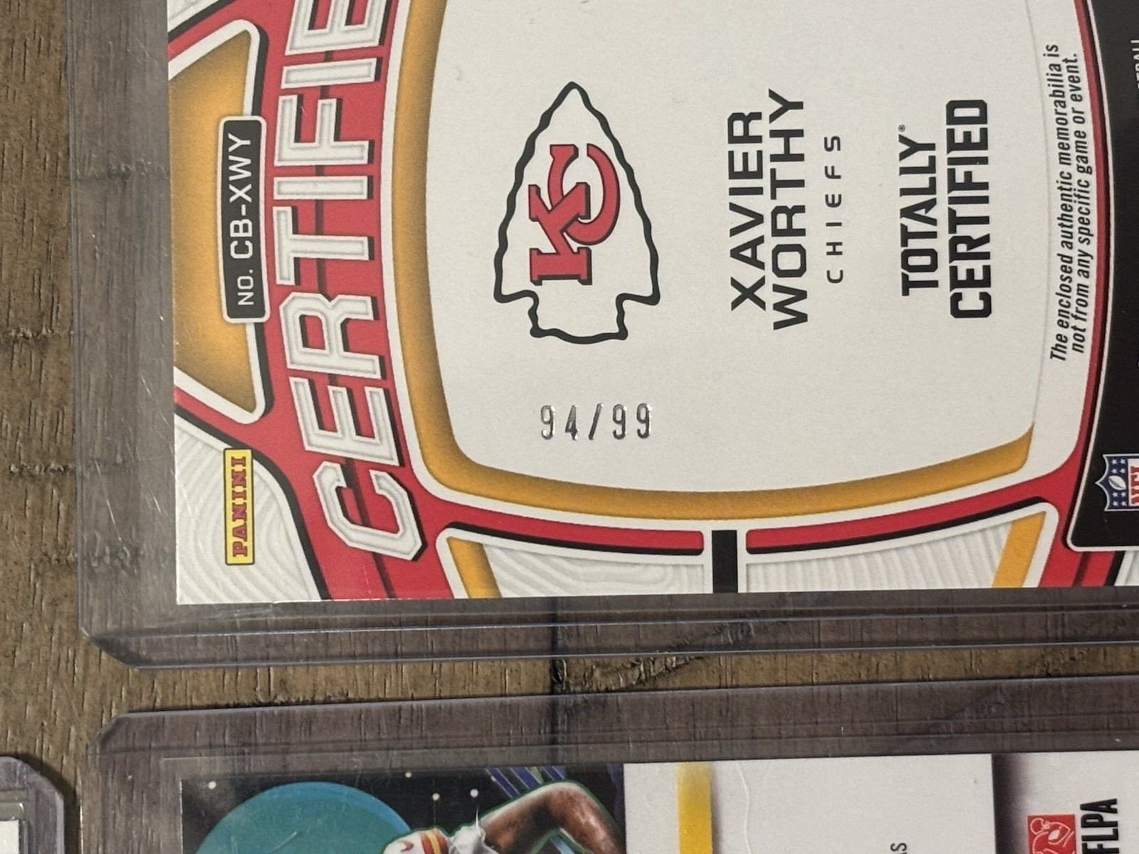 Kansas City Chiefs Lot - Mahomes Finest Xfractor - Xavier Worthy - Rookies/Autos view 24